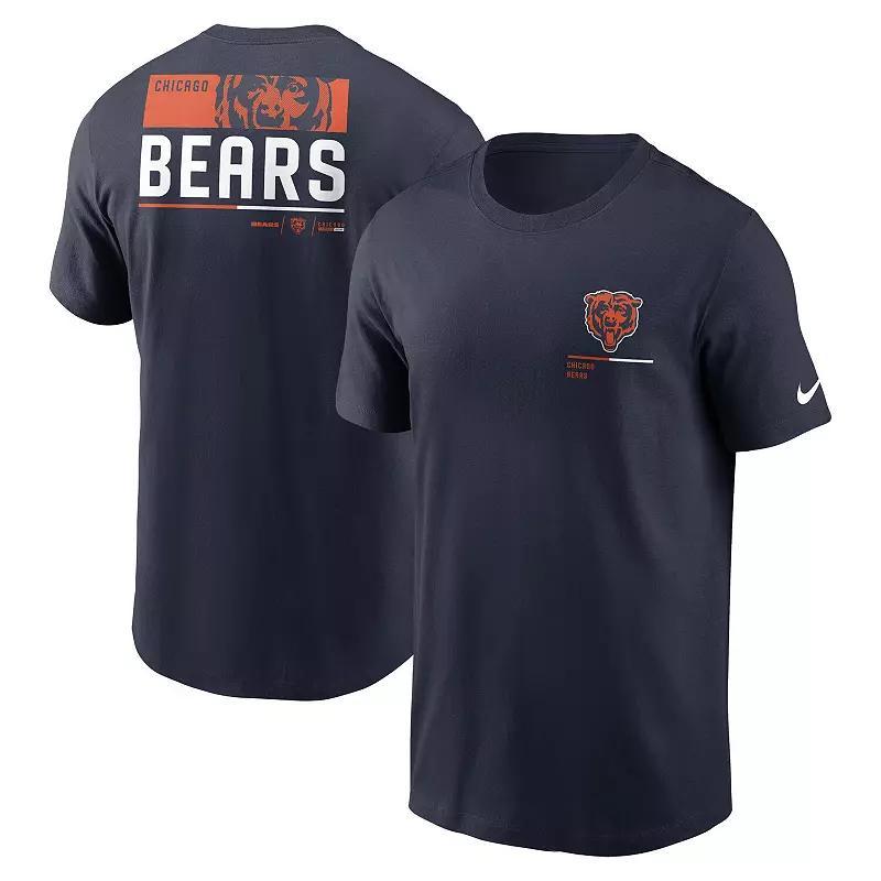 Mens Nike Navy Atlanta Braves Over the Shoulder T-shirt Product Image