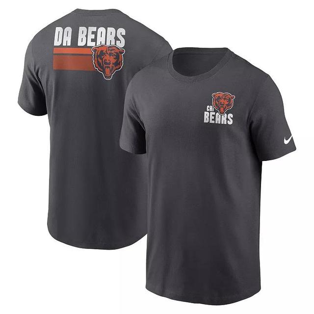 Mens Nike Anthracite Chicago Bears Blitz Essential T-Shirt Product Image