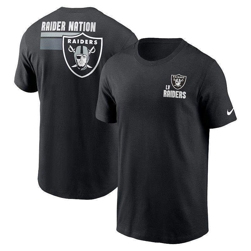 Mens Nike Black Las Vegas Raiders Blitz Essential T-Shirt Product Image