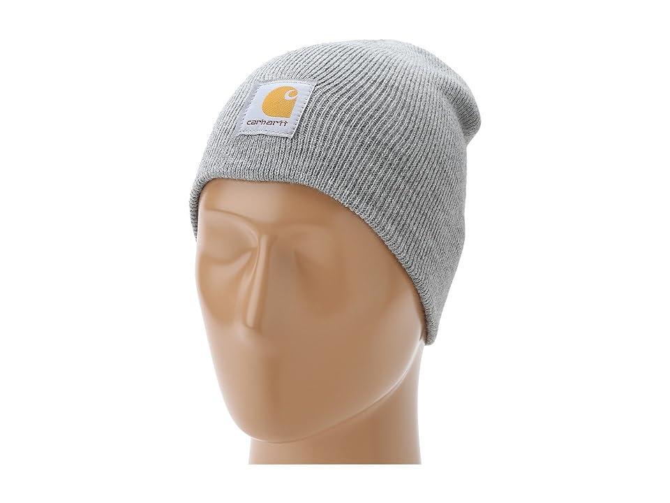 Carhartt Acrylic Knit Hat (Heather Grey) Beanies Product Image