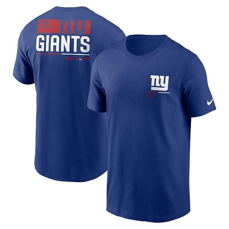 Mens Nike Royal New York Giants Team Incline T-Shirt Product Image