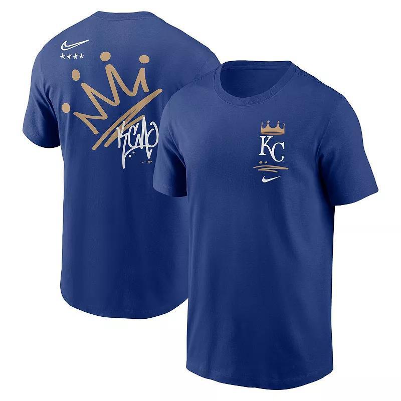 Mens Nike Royal Kansas City Royals Wordmark Local Team T-Shirt Product Image