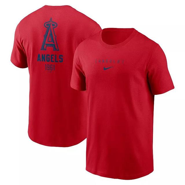 Mens Nike Navy Atlanta Braves Over the Shoulder T-shirt Product Image