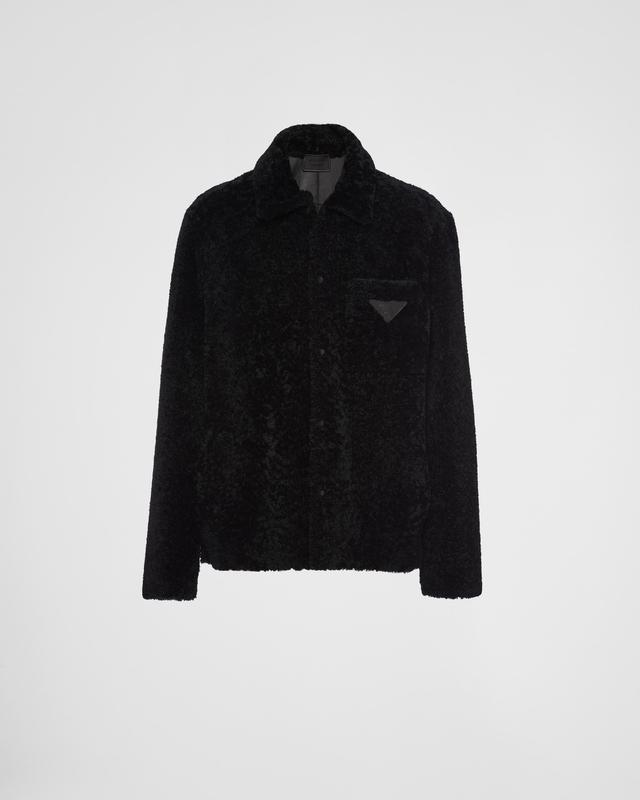 Shearling blouson jacket Product Image