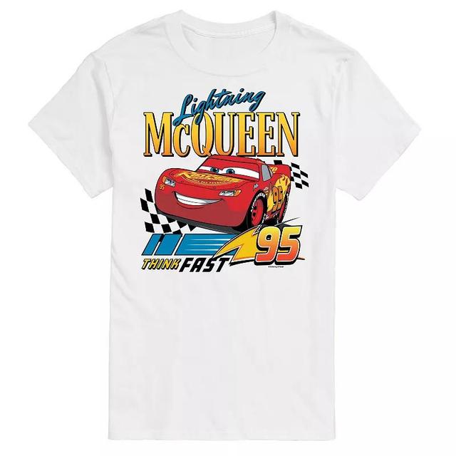 Disney / Pixars Cars Big & Tall Lightning McQueen Graphic Tee, Mens Product Image