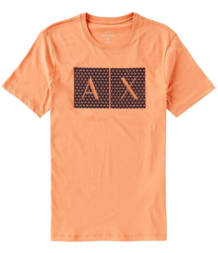 Armani Exchange Slim-Fit Box Logo Short Sleeve Graphic T-Shirt Product Image