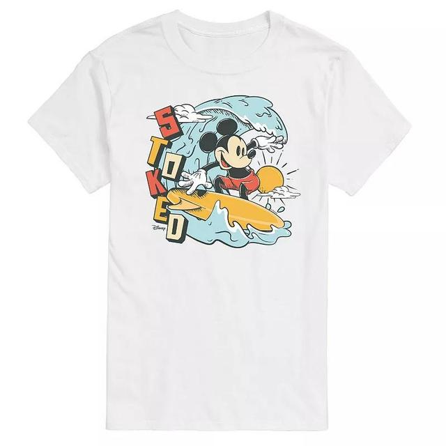 Disneys Mickey Mouse Mens Stoked Graphic Tee Product Image