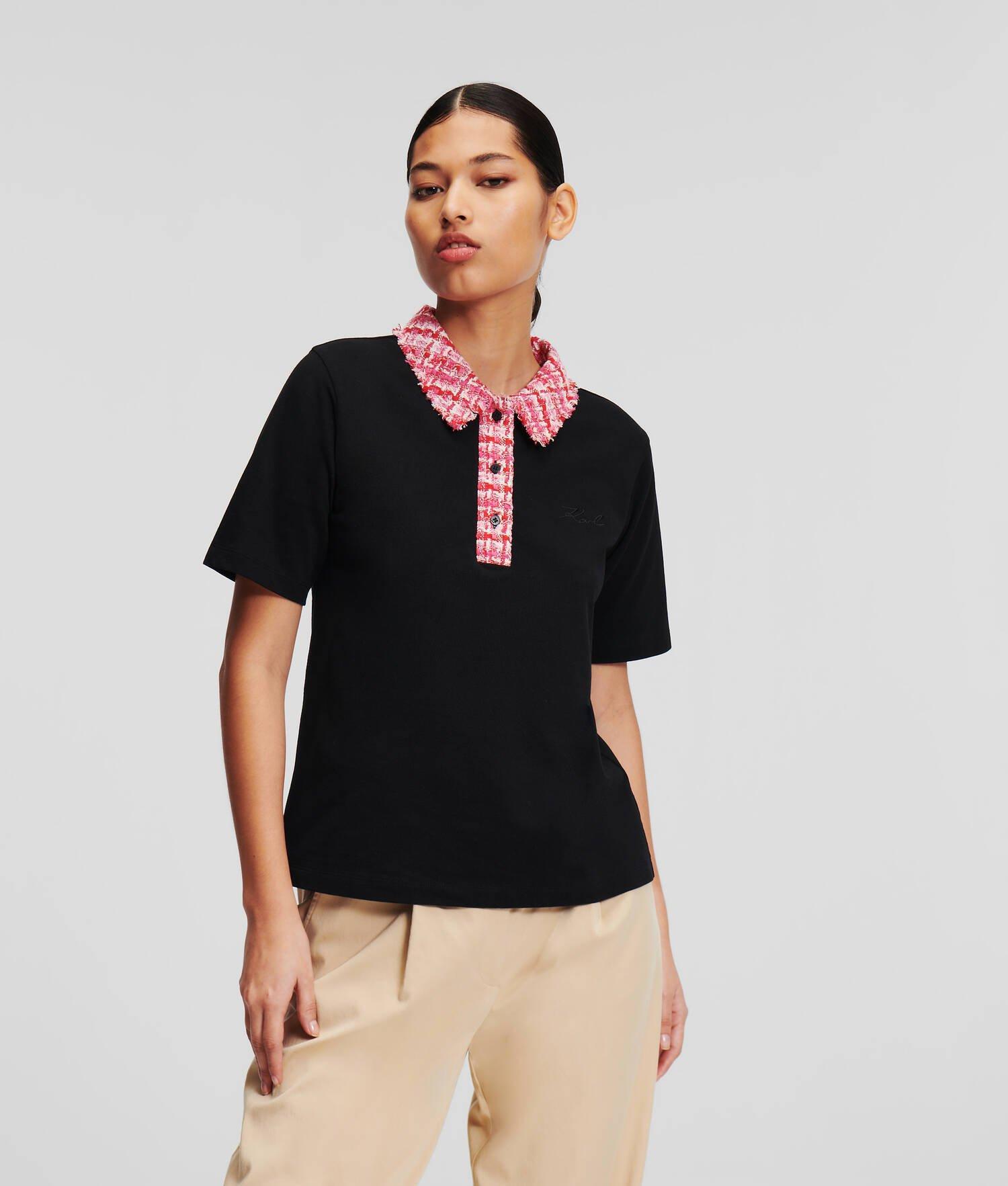 BOUCLÉ POLO SHIRT product image