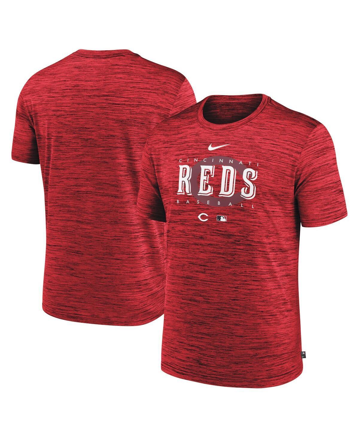 Mens Nike Red Cincinnati Reds Authentic Collection Velocity Performance Practice T-shirt Product Image