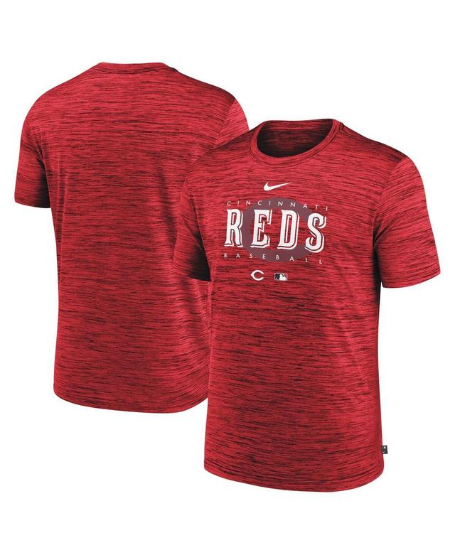 Men's Nike Red Cincinnati Reds Authentic Collection Velocity Performance Practice T-Shirt Product Image