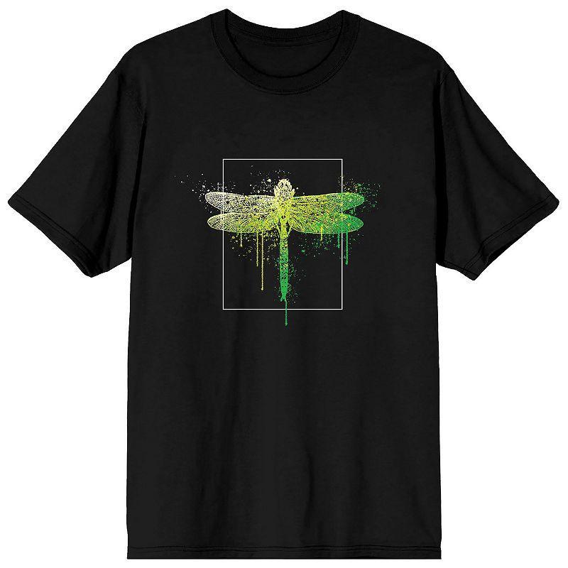 Mens Natural World Dragonfly Tee Black Product Image