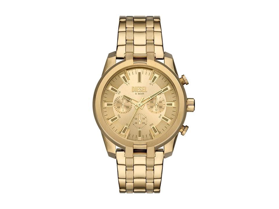 Diesel Split Chronograph Stainless Steel Watch - DZ4623 (Gold) Watches Product Image