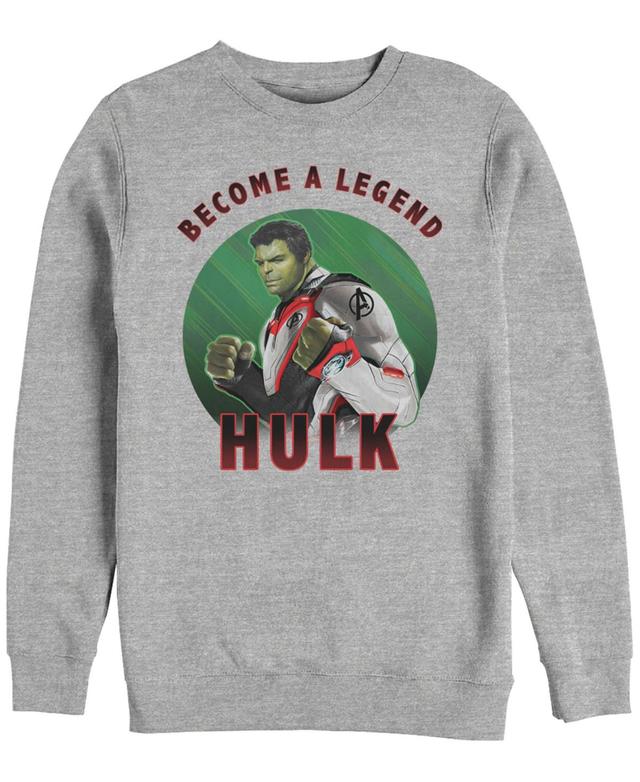 Marvel Mens Avengers Endgame Hulk Legend, Crewneck Fleece Product Image