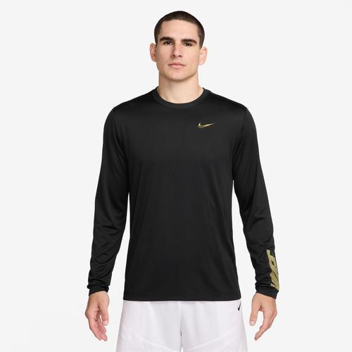 Nike Mens Nike Dri-FIT RLGD L/S T-Shirt OC - Mens Black/Multi Product Image