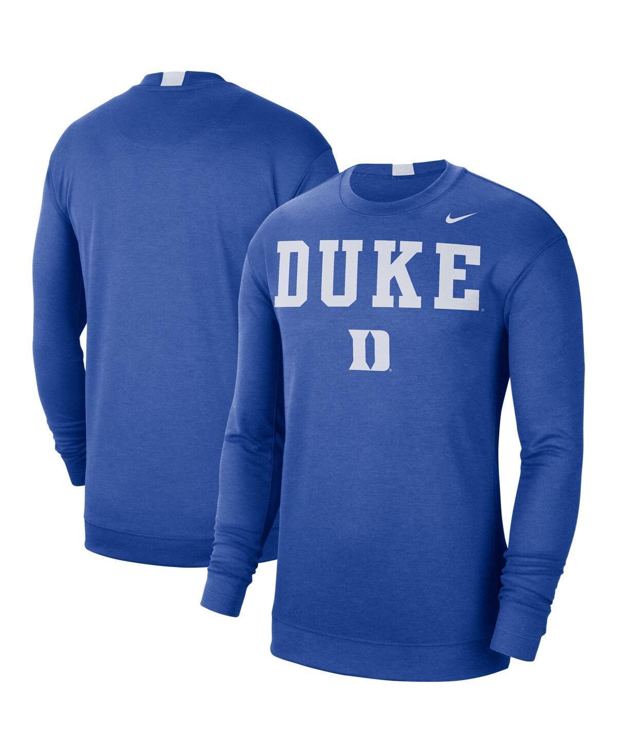 Mens Royal Duke Blue Devils 2021/22 Basketball Team Spotlight Performance Long Sleeve T-shirt Product Image