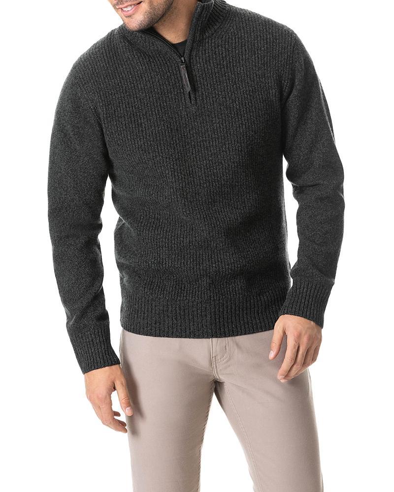 Mens Charlestown Quarter-Zip Lambswool Sweater Product Image