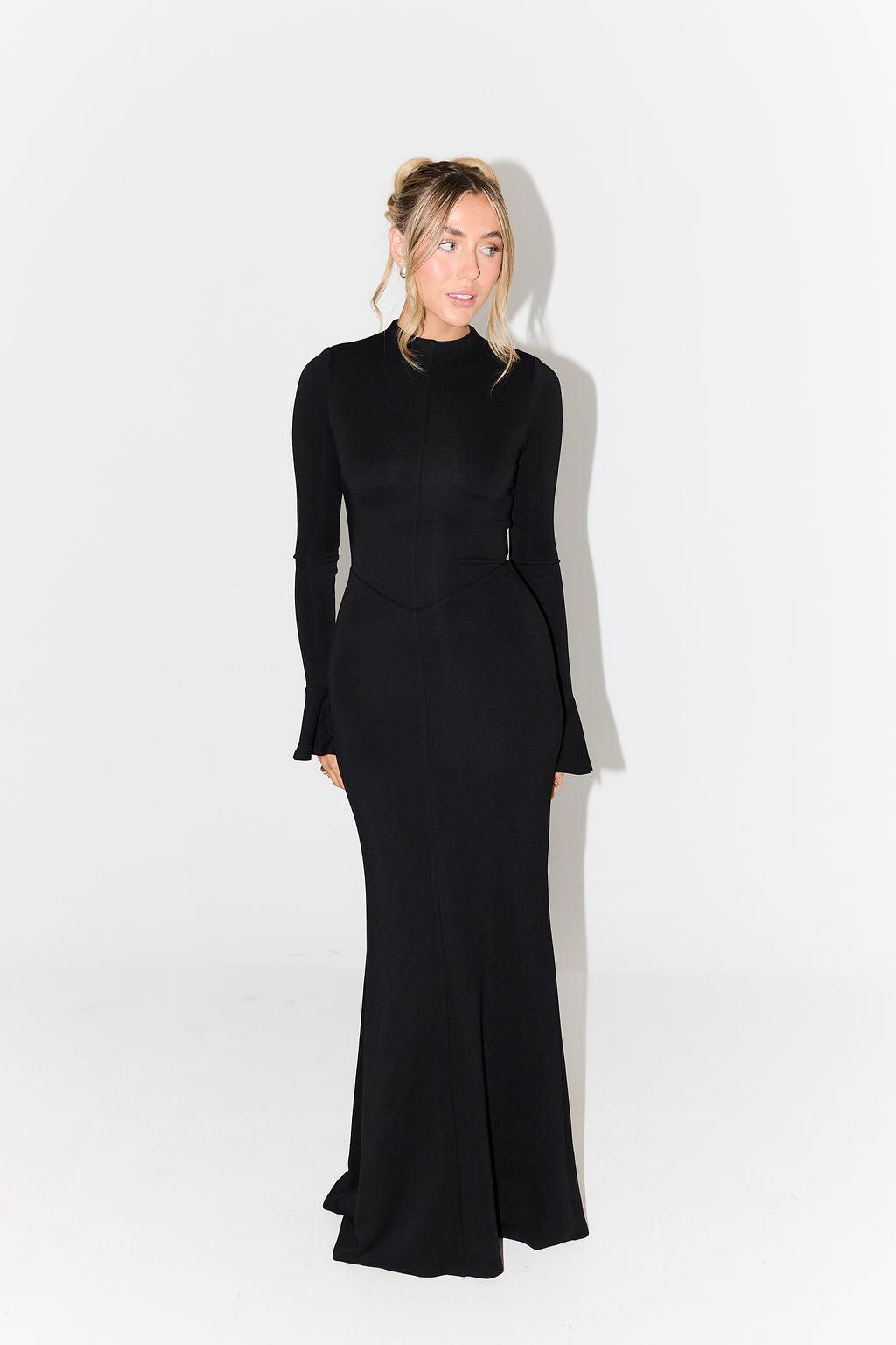 The Ultimate Muse Knitted Long Sleeve Maxi Dress Product Image