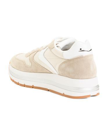 Maran Suede And Nylon Sneakers for Women Product Image