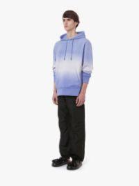 GRADIENT HOODIE WITH LOGO EMBROIDERED in purple | JW Anderson US  Product Image