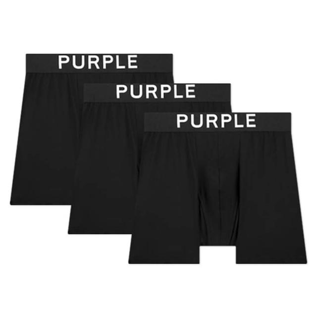 Boxer Brief Three Pack - Black Male Product Image