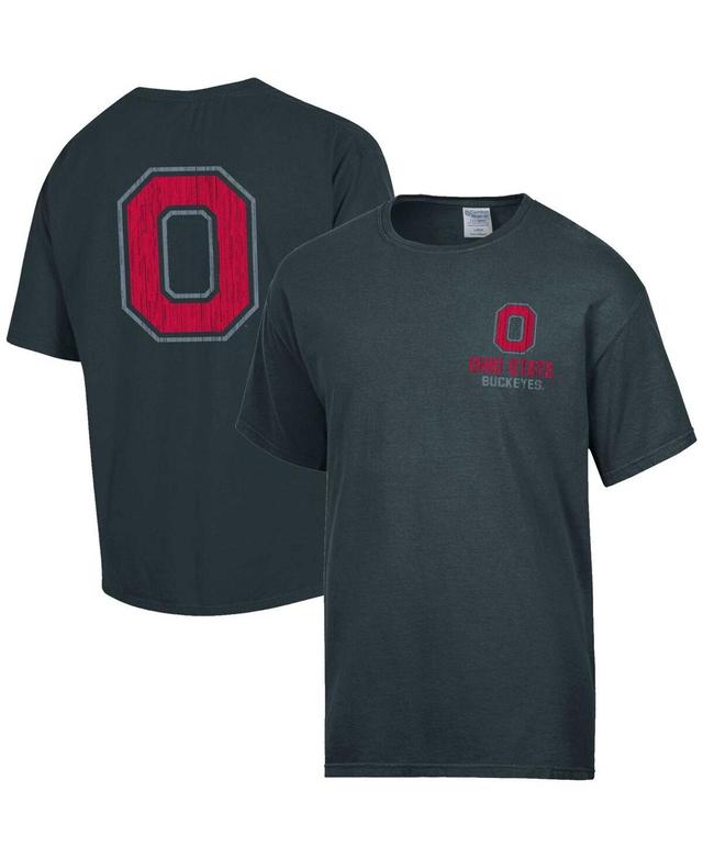 Mens Comfort Wash Charcoal Ohio State Buckeyes Vintage Logo T-Shirt Product Image