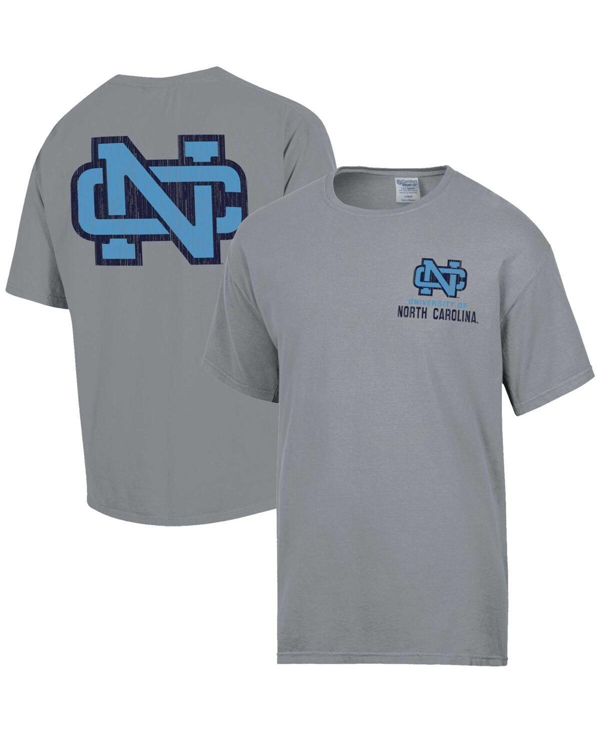 Mens Comfort Wash Graphite North Carolina Tar Heels Vintage Logo T-Shirt Product Image