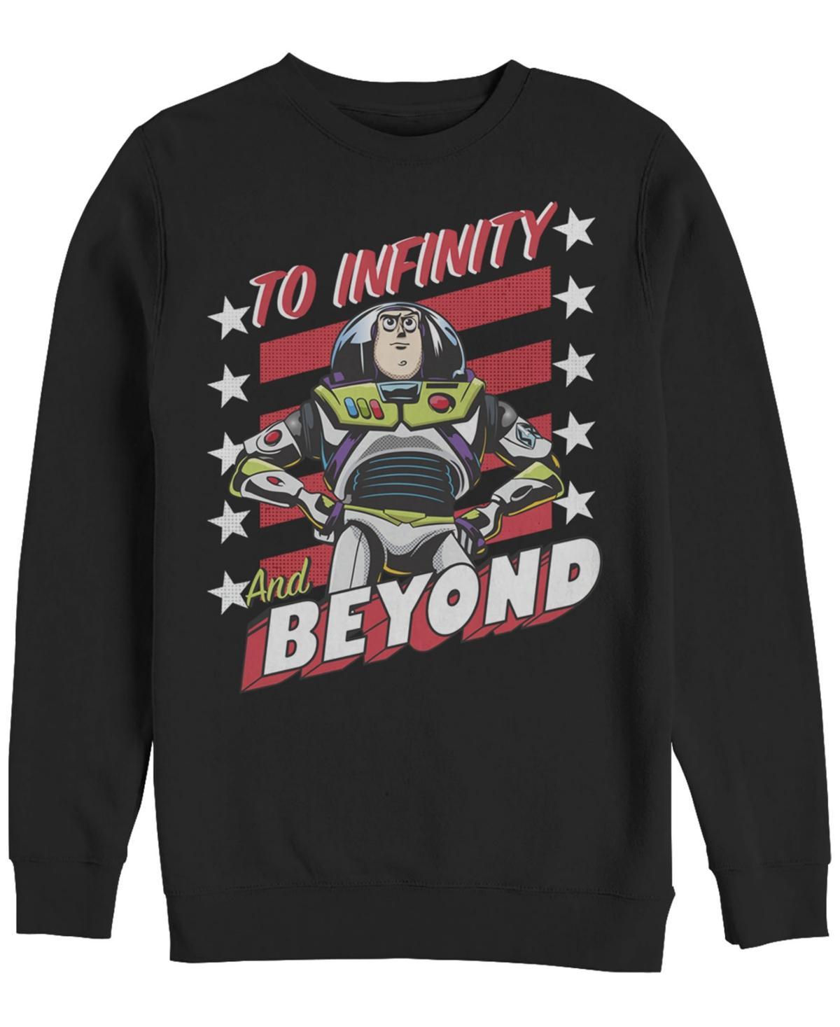 Disney / Pixars Toy Story Buzz Lightyear Mens Infinity & Beyond Poster Sweatshirt Product Image