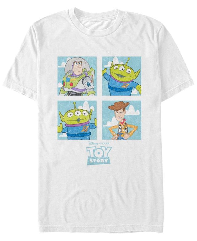 Mens Disney / Pixars Toy Story Buzz Alien Woody Group Shot Tee Product Image