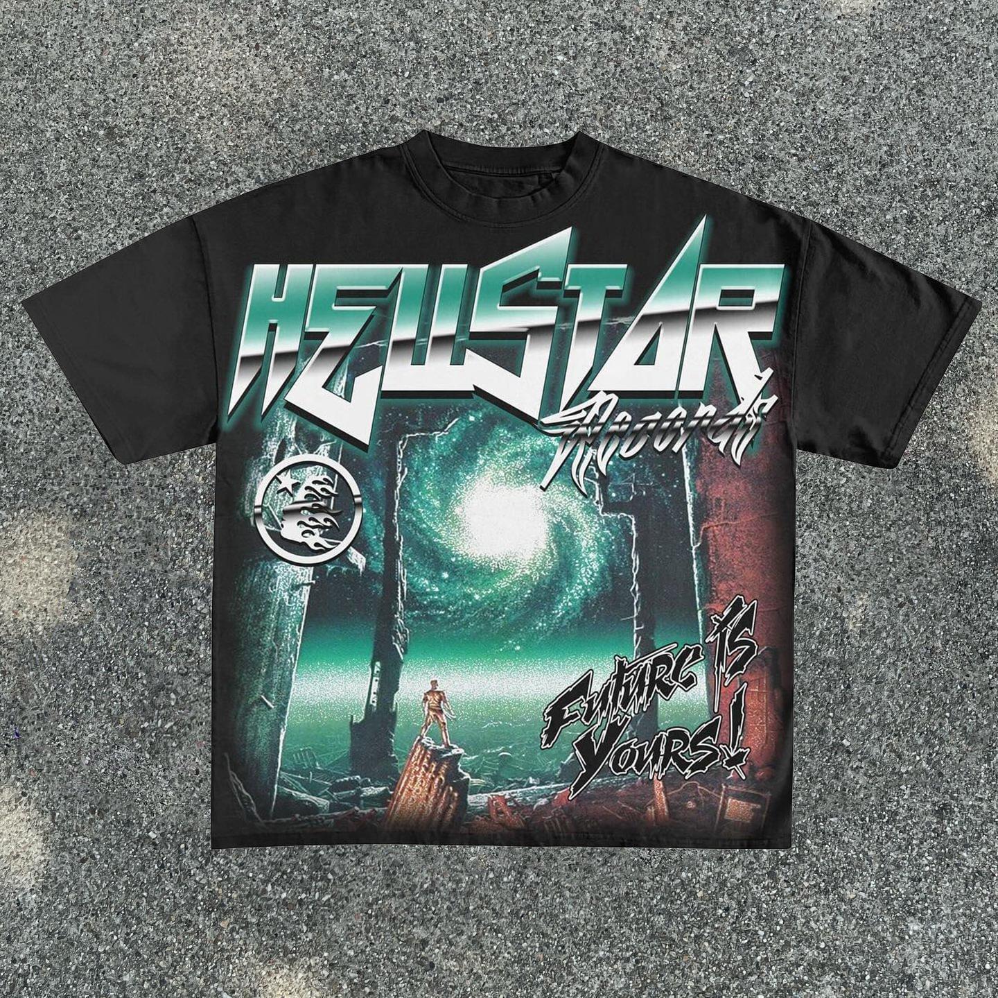 Hellstar Future Is Yours Graphic Cotton T-Shirt Product Image