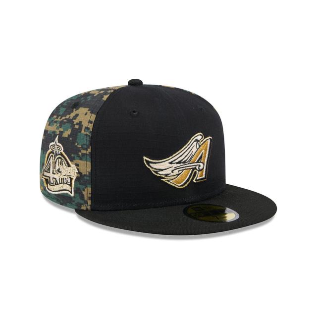 Los Angeles Angels Digi Camo 59FIFTY Fitted Hat Male Product Image