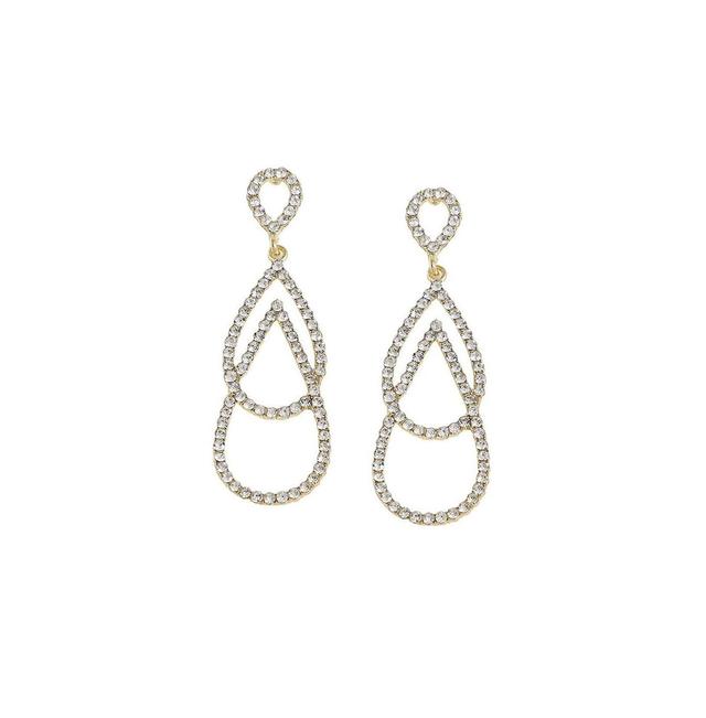 Sohi Womens Teardrop Drop Earrings Product Image