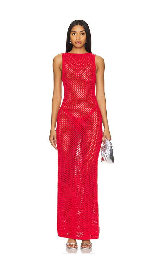 Lovers and Friends Violeta Maxi Dress in Red Product Image