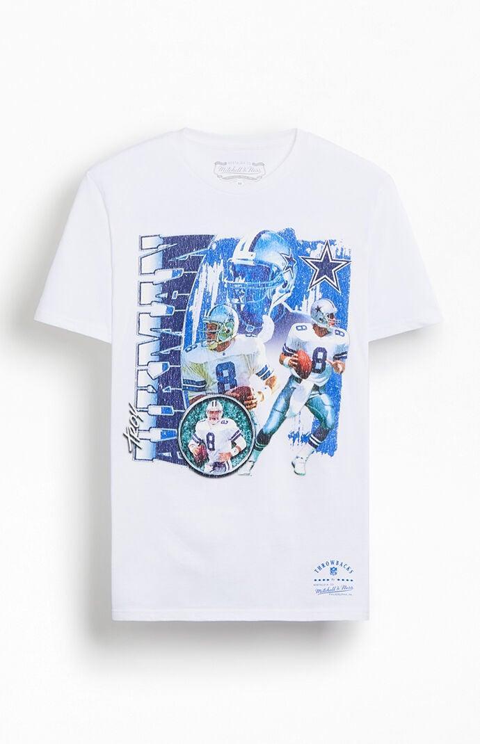 Mitchell & Ness Men's Dallas Cowboys Troy Aikman Bootleg T-Shirt Product Image