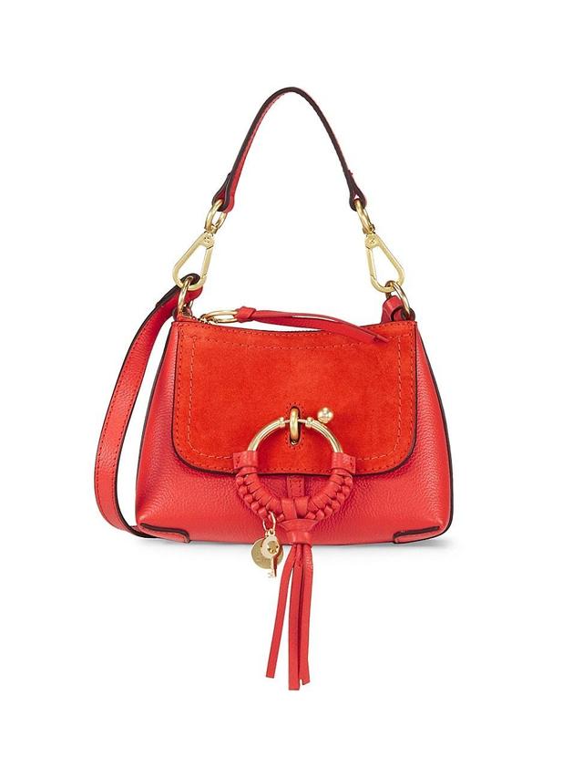 Womens Mini Joan Leather Hobo Bag Product Image
