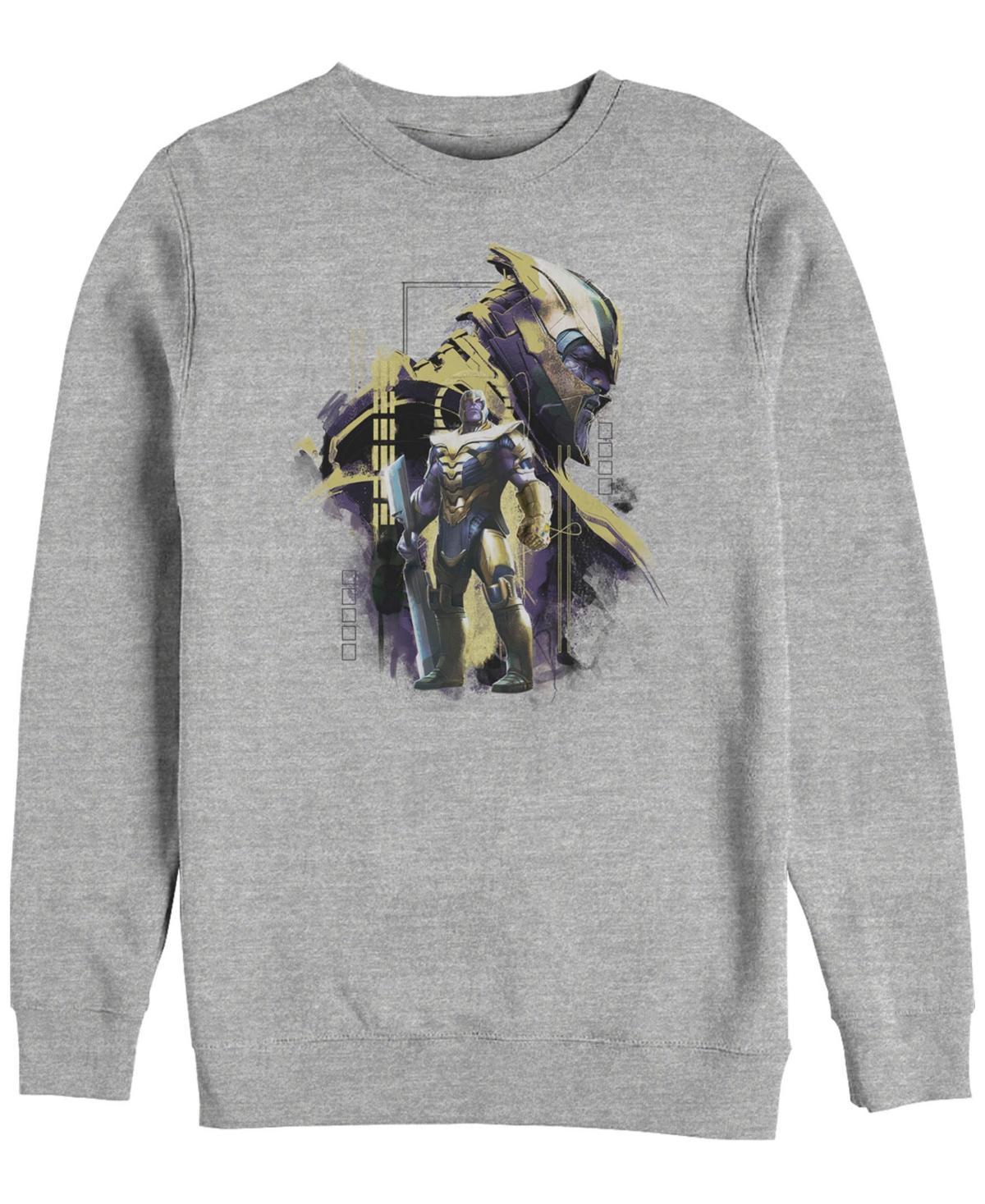 Mens Marvel Avengers Endgame Titan Frame Sweatshirt Athletic Grey Product Image