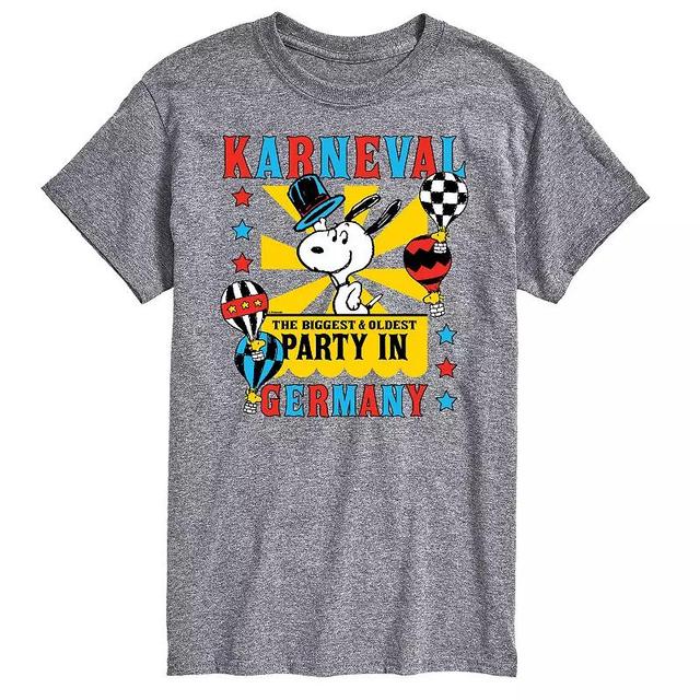 Mens Peanuts Karneval Germany Graphic Tee Product Image