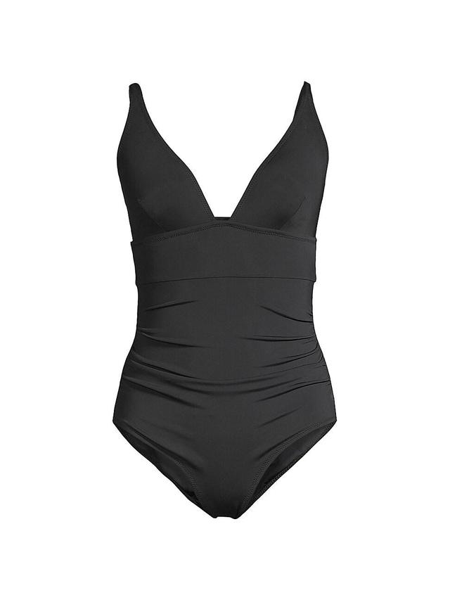 Change of Scenery Niki Plunge Neck One-Piece Swimsuit Product Image