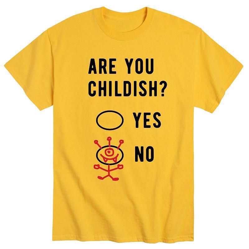 Mens Are You Childish Tee Product Image