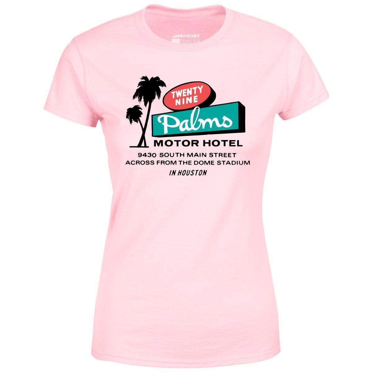 Twenty Nine Palms Motor Hotel - Houston, TX - Women's T-Shirt Female Product Image