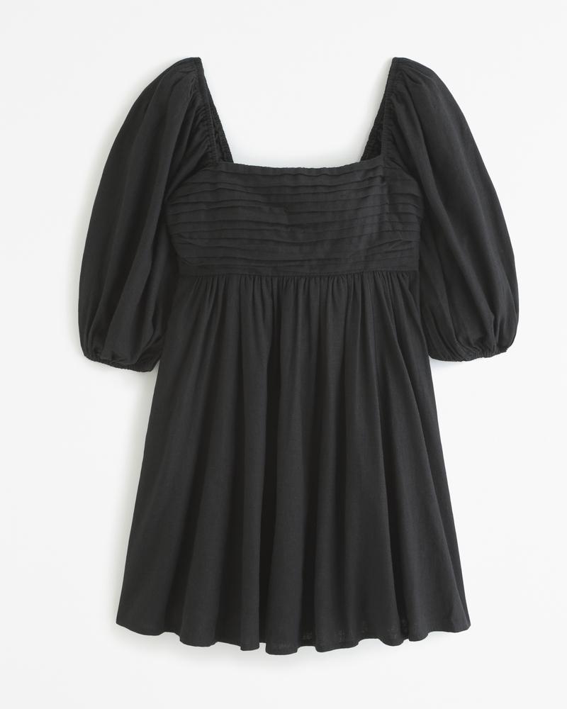 Emerson Poplin Puff Sleeve Mini Dress Product Image