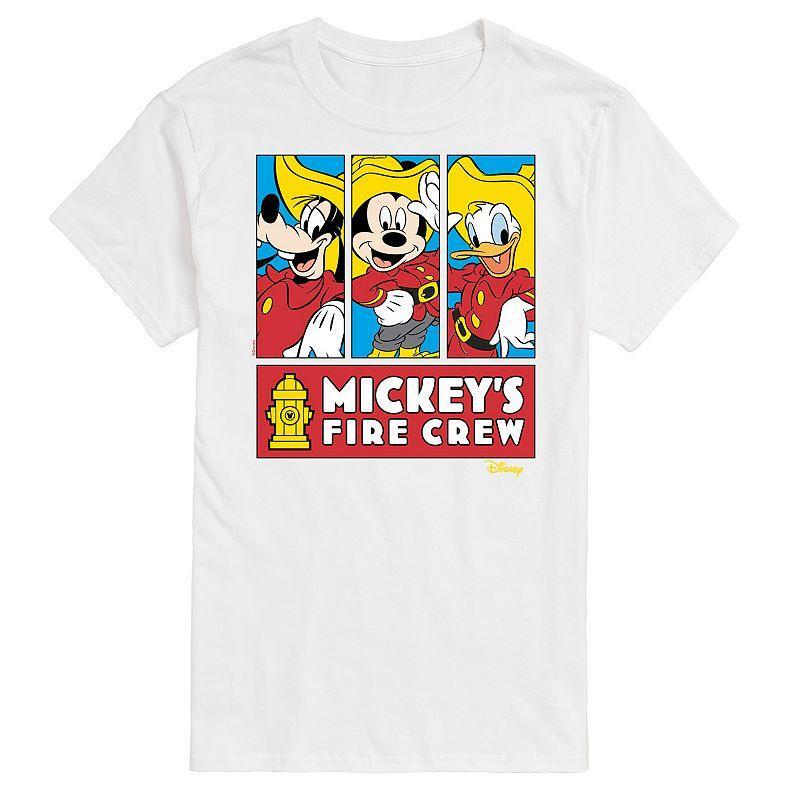 Disneys Mickey Mouse & Friends Mens Fire Crew Graphic Tee Product Image