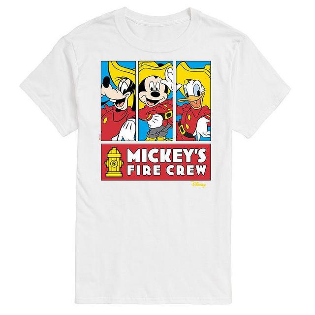 Disneys Mickey Mouse & Friends Mens Fire Crew Graphic Tee Product Image