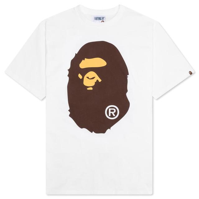 Big Ape Head Tee - White Male Product Image