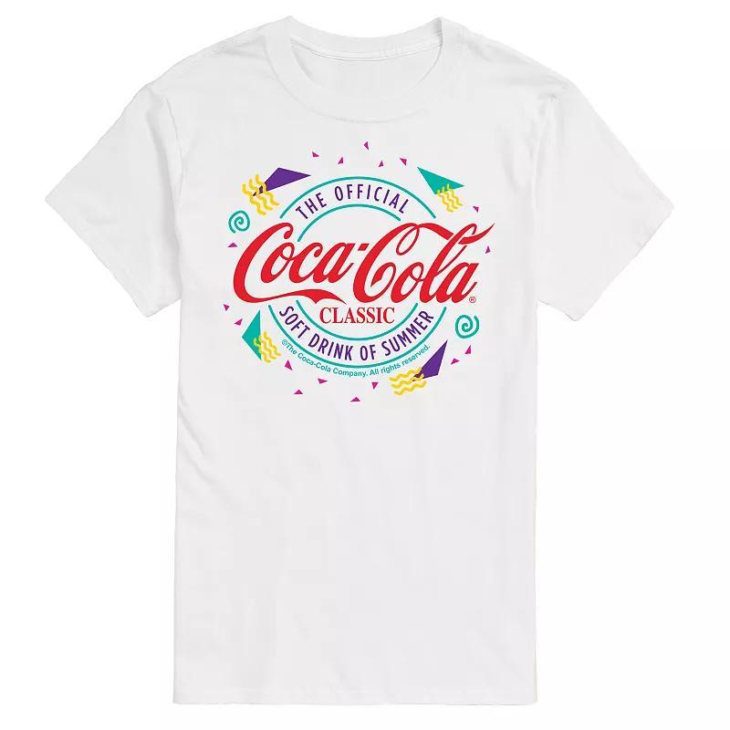 Big & Tall Coca-Cola 90s Logo Graphic Tee, Mens Product Image