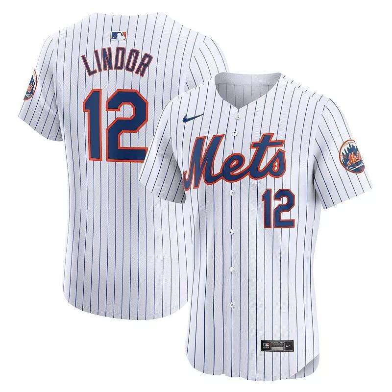 Francisco Lindor New York Mets Nike Men's Dri-FIT ADV MLB Elite Jersey Product Image