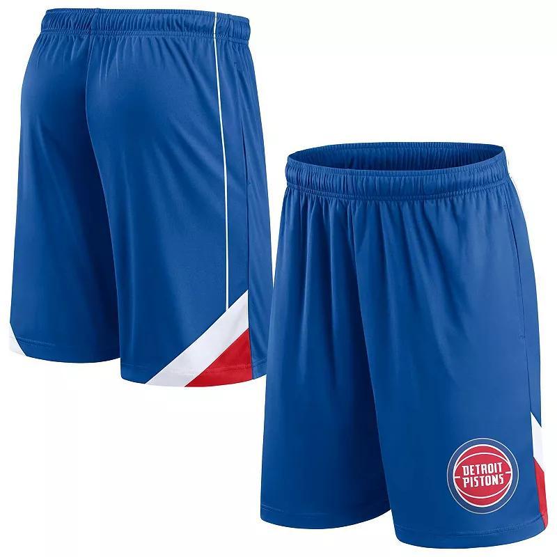 Mens Fanatics Branded Blue Detroit Pistons Slice Shorts Product Image