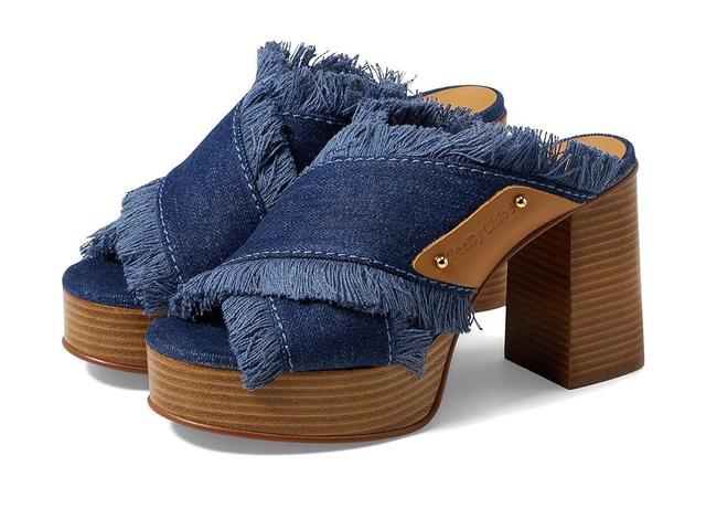 See by Chloe Prue Denim Platform Women's Shoes Product Image