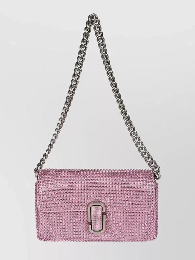 MARC JACOBS The Mini Shoulder Bag In Silver Product Image