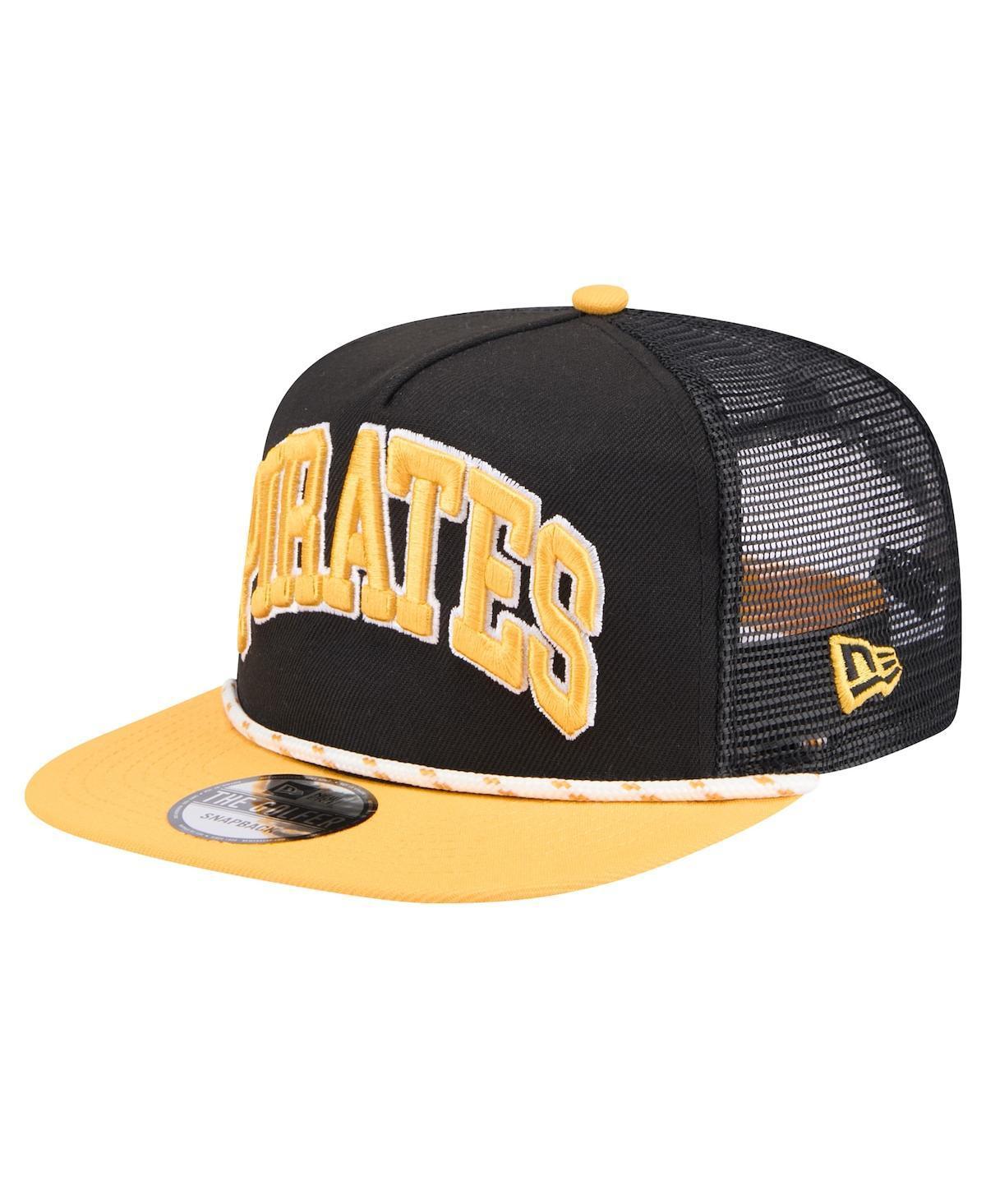 Mens New Era Pittsburgh Pirates Throwback Meshback Golfer Hat Product Image