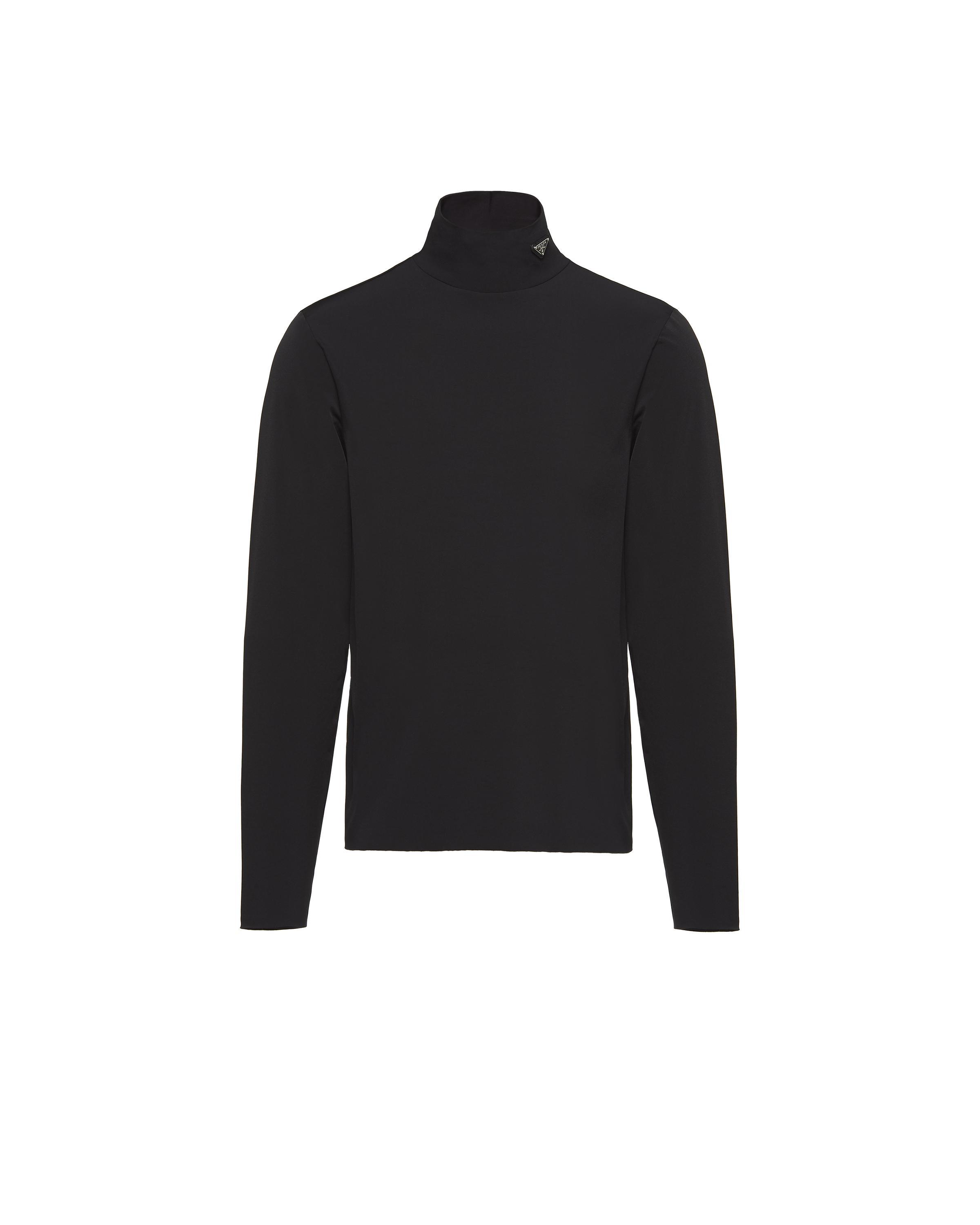 Technical jersey mock turtleneck Product Image